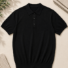 Classic Knit Polo – Black - 2 Classic Knit Polo – Black