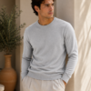 Classic Crew Knit - Light Grey