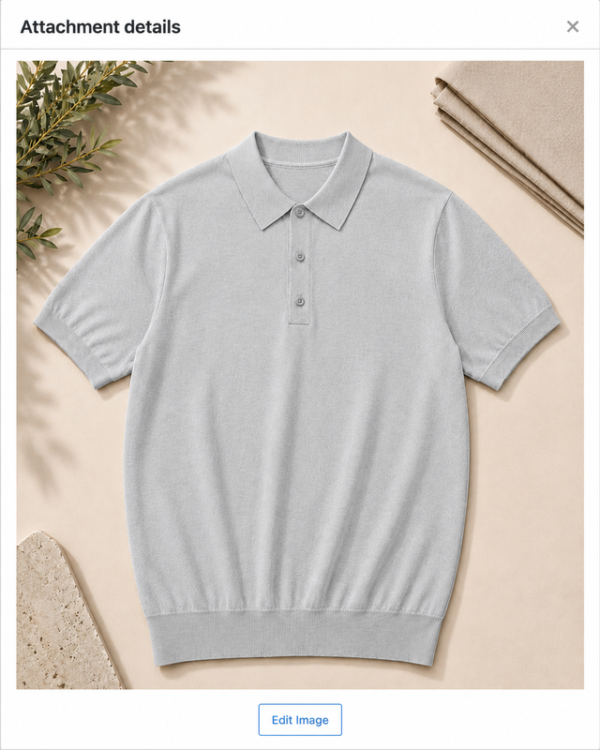 Classic_Knit_Polo_Light_Grey Classic Knit Polo – Light Grey