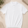 Classic_Knit_Polo_White Classic Knit Polo – White