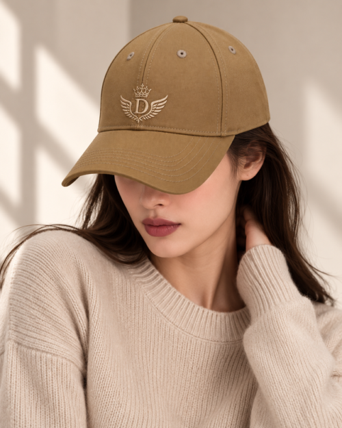 Signature Embroidered Cap — Chestnut