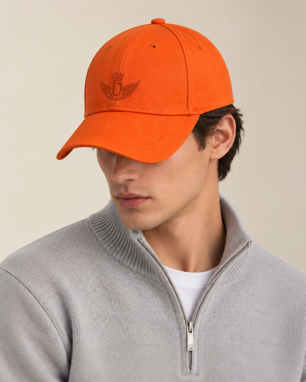 Signature Logo Cap – Orange