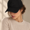Signature Embroidered Cap – Black