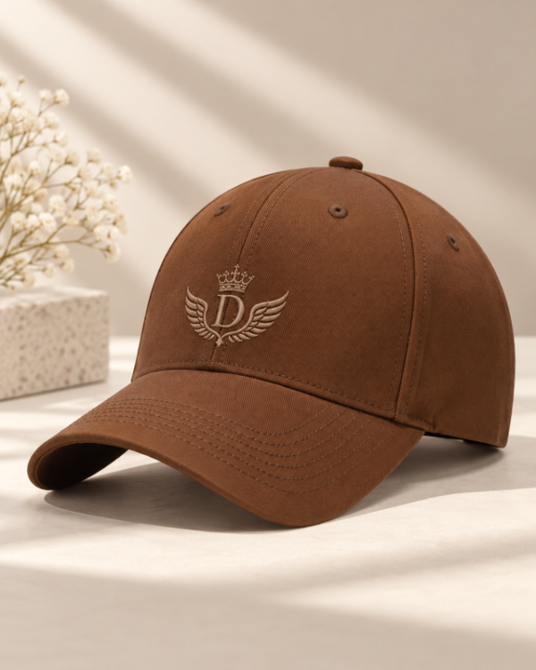 Signature Logo Cap – Brown