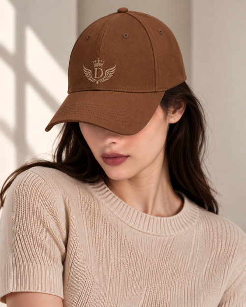 Signature Logo Cap – Brown