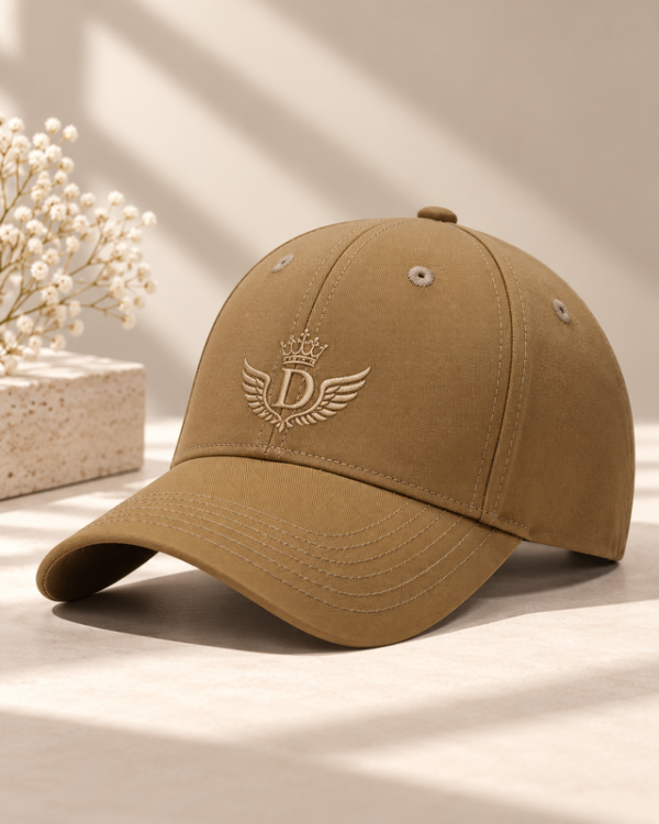 DUC_DORE_Signature Embroidered Cap — Chestnut Signature Embroidered Cap — Chestnut