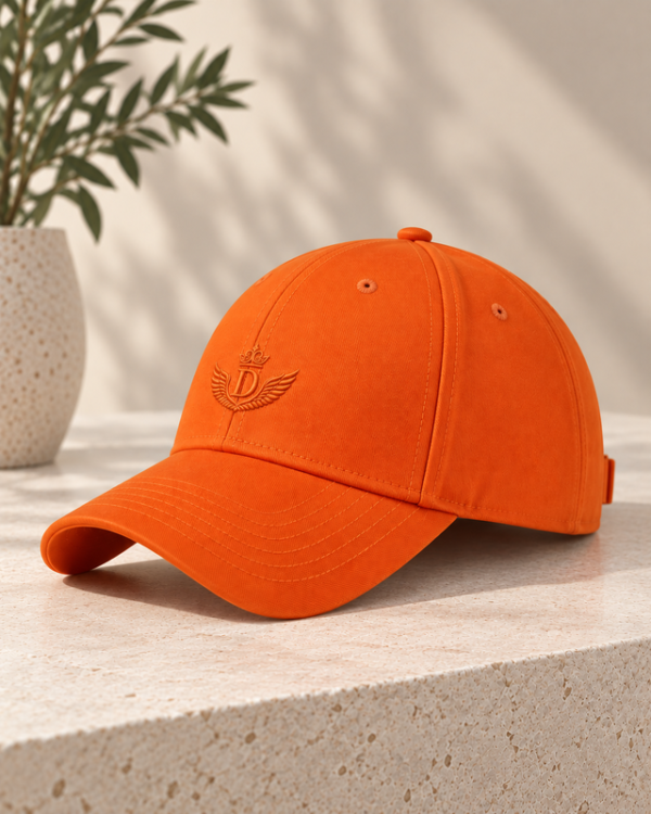 Signature Logo Cap – Orange