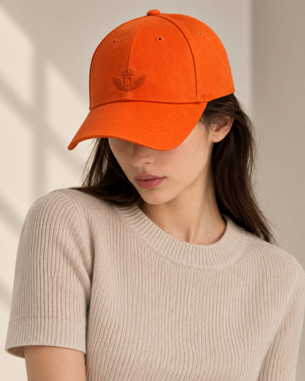 Signature Logo Cap – Orange